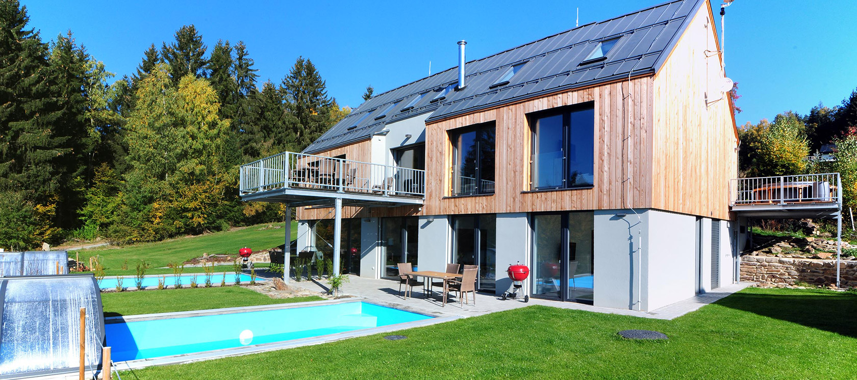 Green Stone - tři krásné luxusní apartmány vybavené ve vysokém standardu v Lipně nad Vltavou