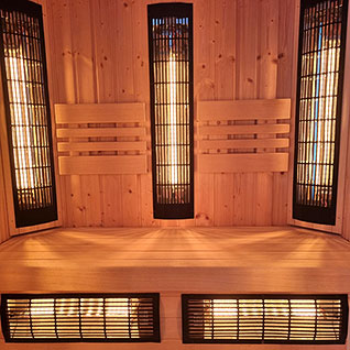 Infrasauna apartmánu A6 na Lipně